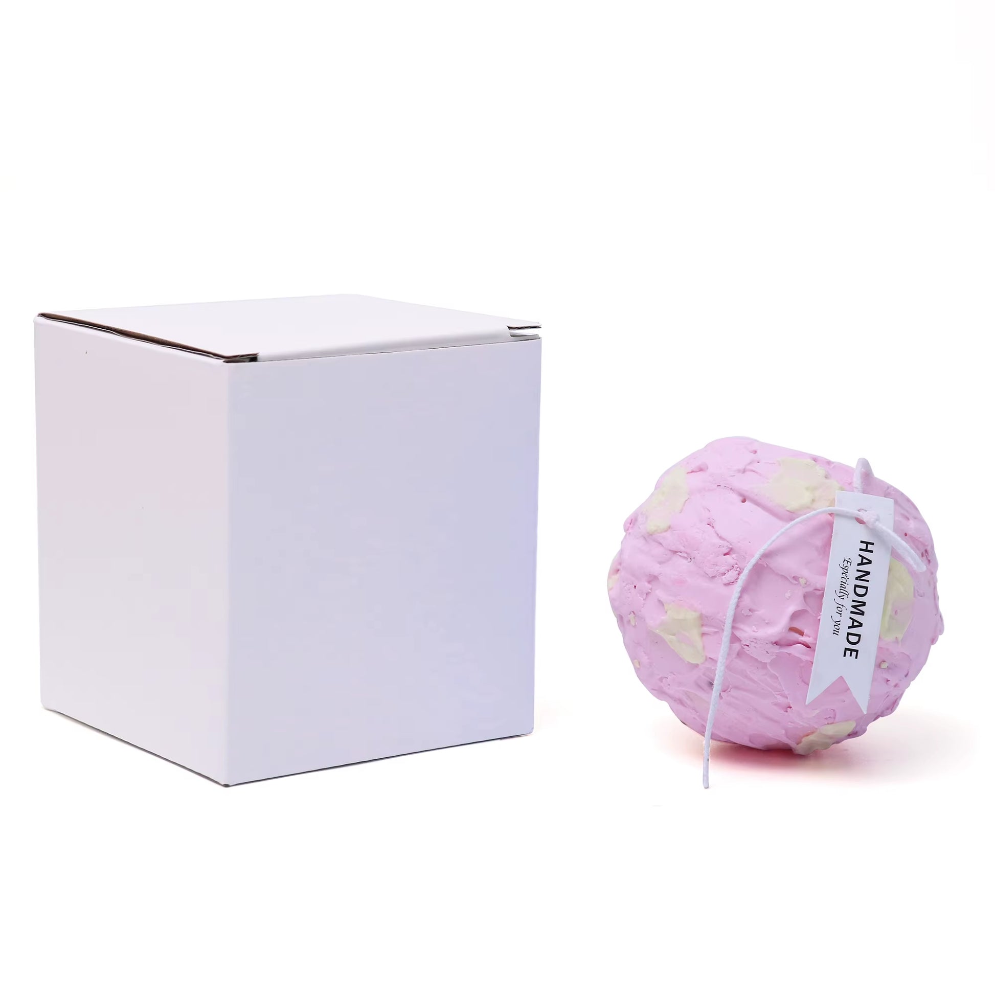 Custom Home Decor Handmade Creative Ball Shape Rotating Spiral Candle Aromatherapy Soy Wax Scented Candles