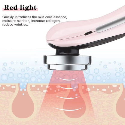 -1 rf ems facial massager 4 in 1 RF EMS Facial Massager Skin Care Tools Face Lift Multifunction Firm Device Skin Rejuvenation Wrinkle Removal