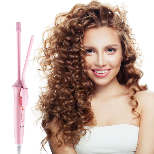 9Mm Mini Hair Curling Iron Hair Curler Wand Professional Curly Tongs Ceramic Electric Salon Styling Tool Small Crimping Iron