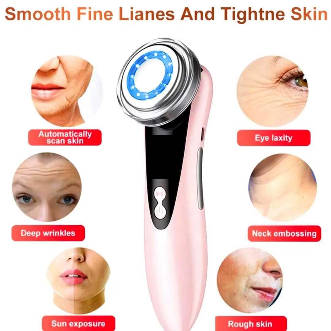 -1 rf ems facial massager 4 in 1 RF EMS Facial Massager Skin Care Tools Face Lift Multifunction Firm Device Skin Rejuvenation Wrinkle Removal