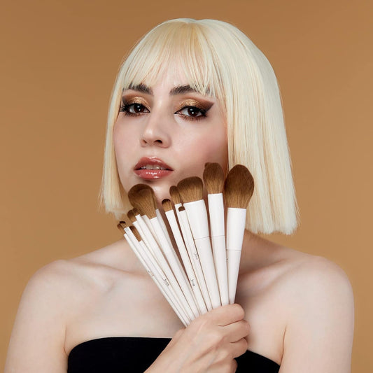 14-Piece Makeup Brush SetJessup Pinselset Makeup Pinsel Make up Pinsel Set 14 Stück Schminkpinsel Kosmetikpinsel Gesichtspinsel Augenpinsel Lidschattenpinsel Puderpinsel Foundation Highlight Concealer Pinsel T329